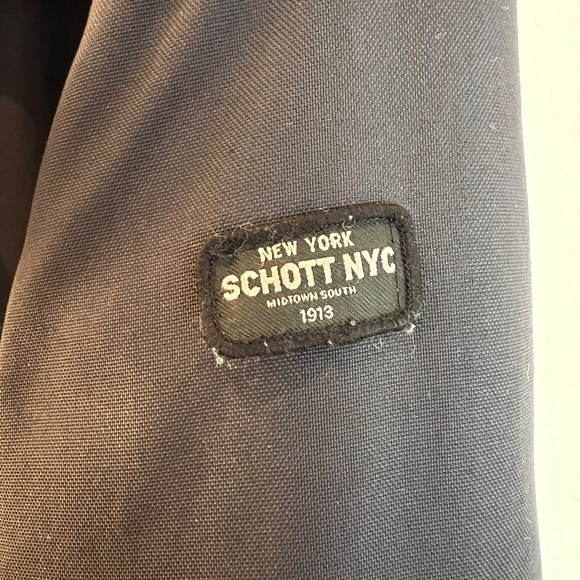 SCHOTT Bros - Vintage Peacoat - 2 in 1 Collar Lined Coat- Navy XL - 80% OFF SALE - Picture 7 of 16